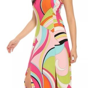 Colorful Abstract Women's Dress